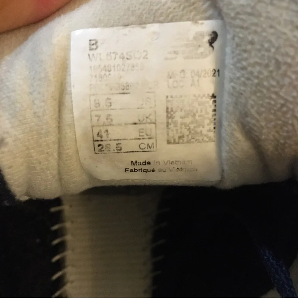 New Balance Blue Sneakers Men 8.5 - Picture 8 of 8